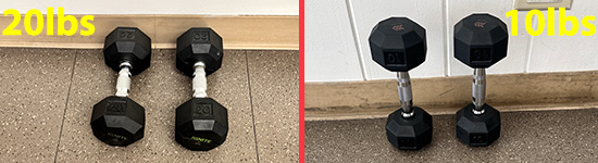 Thank you for the donation of weights