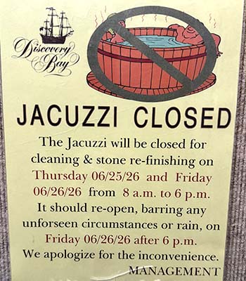 Jacuzzi Closed
